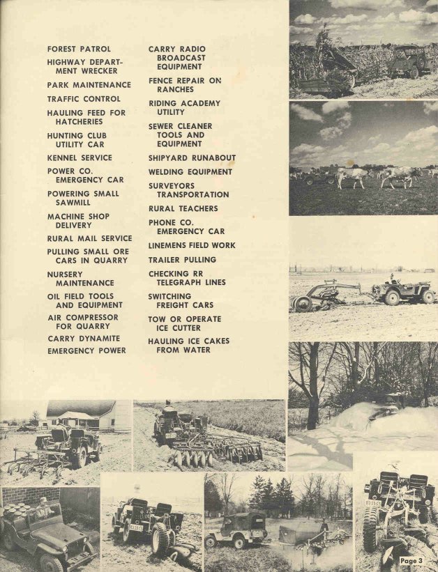 1949 Jeep Universal Operation Data Page 17